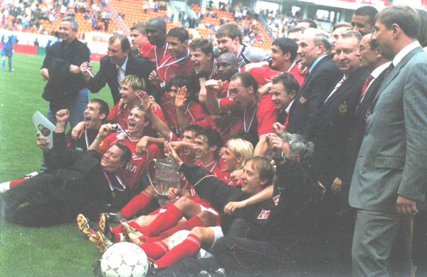 Спартак выиграл Кубок России 2003.