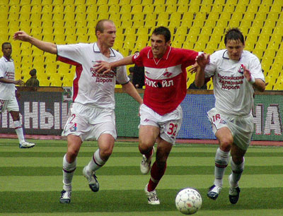 Спартак-Локомотив 1:3 2004. Баженов.