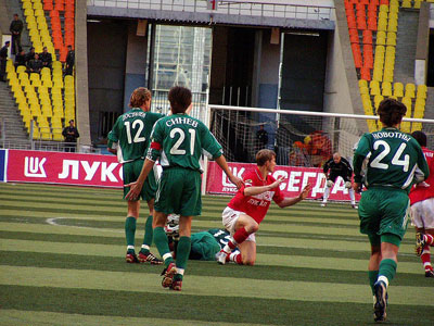 Спартак-Рубин 2:0 2004. Павлюченко.