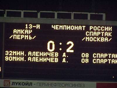 Амкар-Спартак 0:2 2004. Победа!