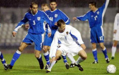 Кипр-Россия 0:1 2003 г. Сычёв.