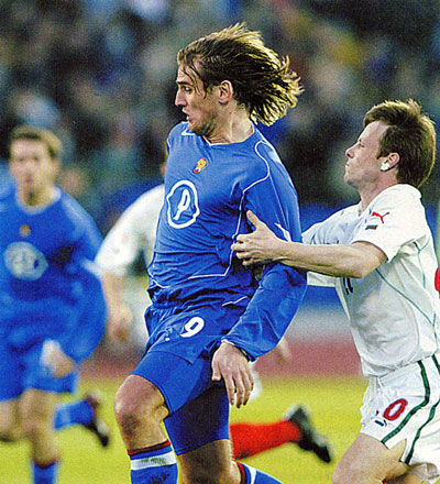 Болгария-Россия 2:2 2004. Дмитрий Булыкин.