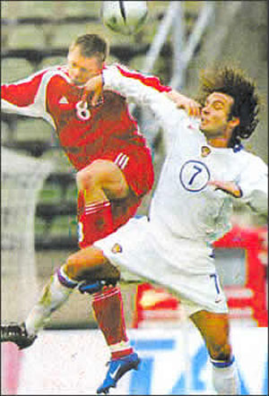 Люксембург-Россия 0:4  2004.