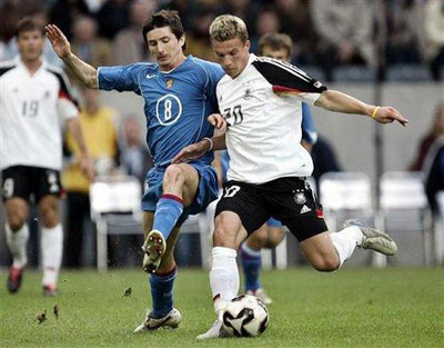 Германия-Россия 2:2  2005.