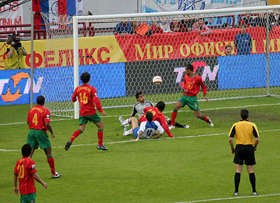 Россия-Португалия 0:0  2005.