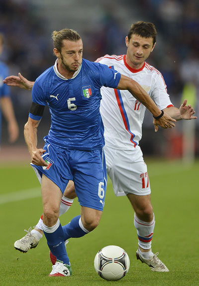 Италия-Россия 0:3 2012, Дзагоев.