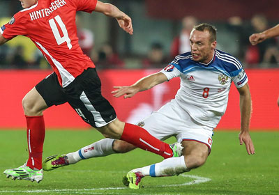 Австрия-Россия 1-0 Глушаков Денис