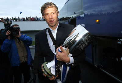 Павел Поргебняк Победитель Суперкубка УЕФА 2008.