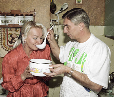 Георгий Ярцев и его супруга