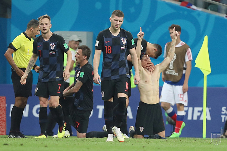 Россия-Хорватия 1/4 2:2 финала чемпионата мира 2018