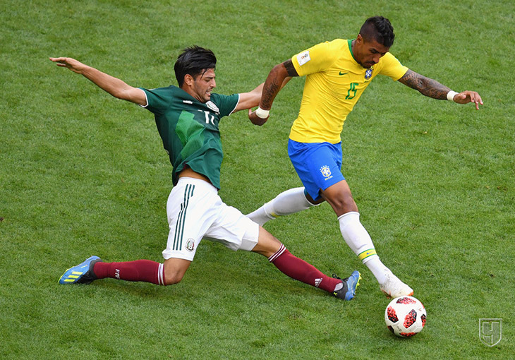 Бразилия-Мексика 2-0 1/8 финала чемпионата мира