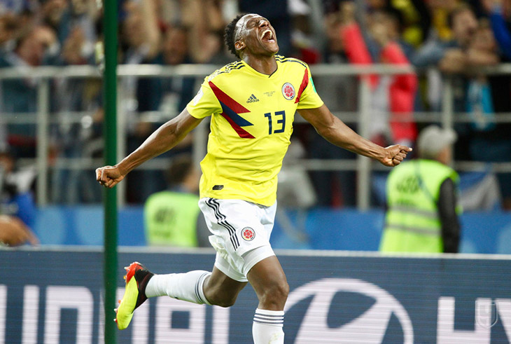 Колумбия-Англия 1:1 1/8 финала чемпионата мира Мина