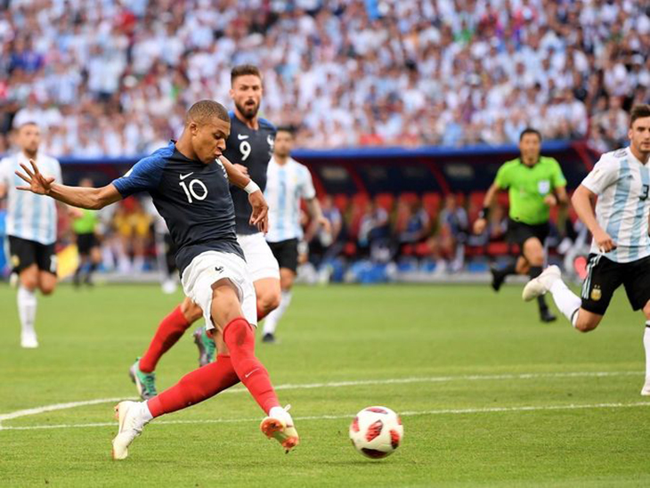 1/8 финала чемпионата мира 2018 Франция-Аргентина 4:3 Мбаппе