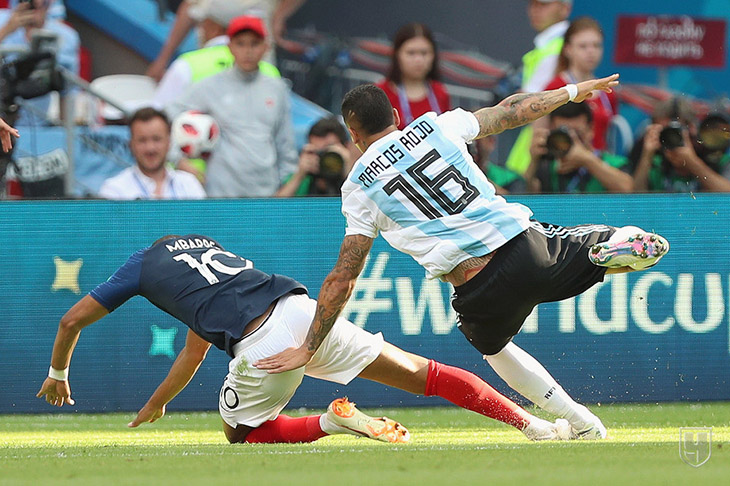 1/8 финала чемпионата мира 2018 Франция-Аргентина 4:3