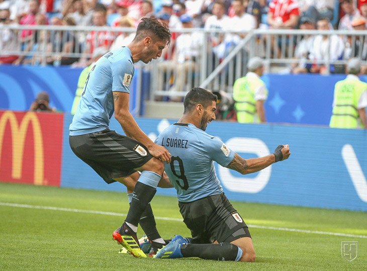 Россия-Уругвай 0:3  Луис Суарес