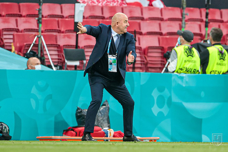 Чемпионат Европы Россия — Дания — 1:4 тренер Черчесов