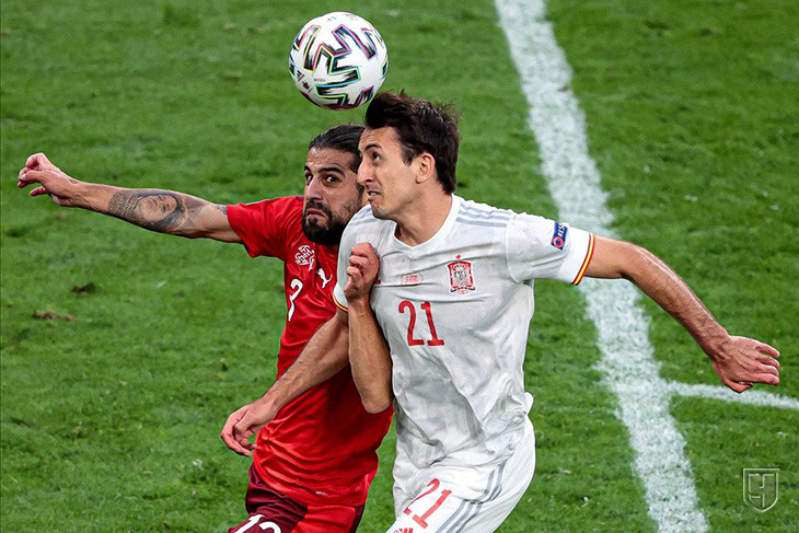 1/4 финала Швейцария — Испания — 1:1 д.в Пенальти — 1:3