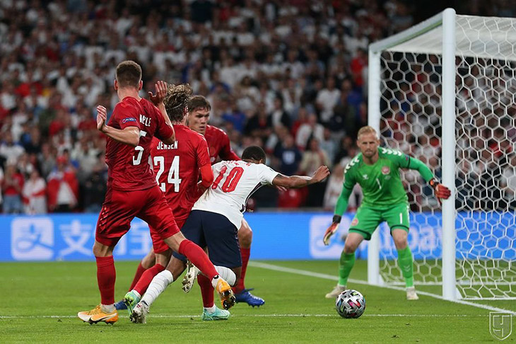 Евро-2020 1/2 финала Англия — Дания — 2:1 д.в.