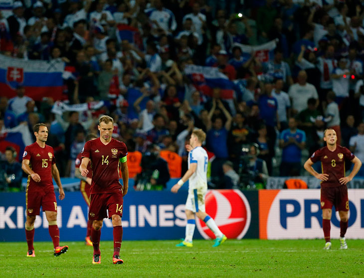 Евро 2016 Россия-Славакия 1:2 Проиграли!