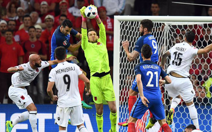 Чемпионат Европы 2016 Франция - Албания 2:0