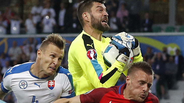 Чемпионат Европы-2016 Словакия – Англия – 0:0.