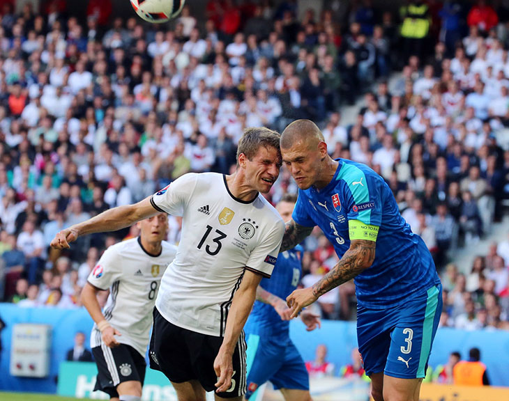Германия, Словакия игра в одни ворота!