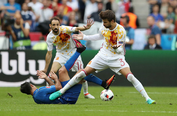 EURO 2016, 1/8 финала, ИТАЛИЯ - ИСПАНИЯ - 2:0.
