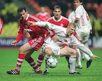 2001 Лига Чемпионов Спартак-Бавария 1:3