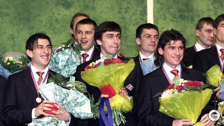 Спартак Чемпион России 2001 год Митревски, Ковтун Ананко