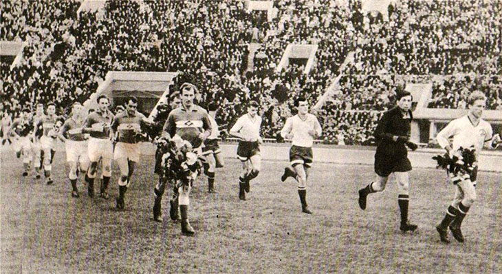 1958 год, "Спартак"- "Динамо", матч второго круга.