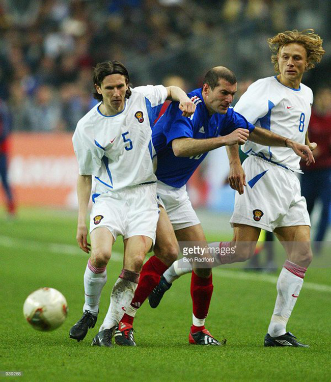 Франция - Россия 0-0 2002 год Смертин, Зидан и Карпин