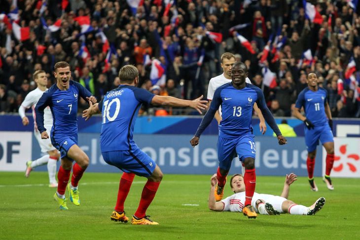 Франция - Россия 4:2 Гол сборной Франции