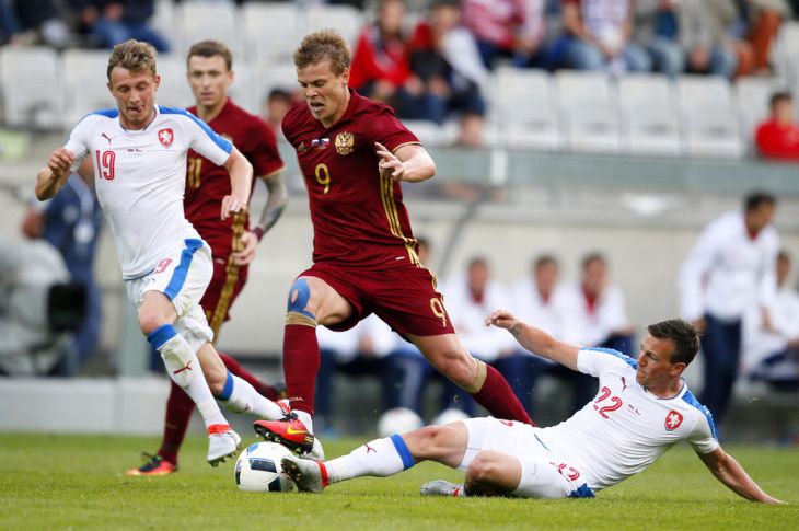 Чехия - Россия 2:1 Кокорин гол