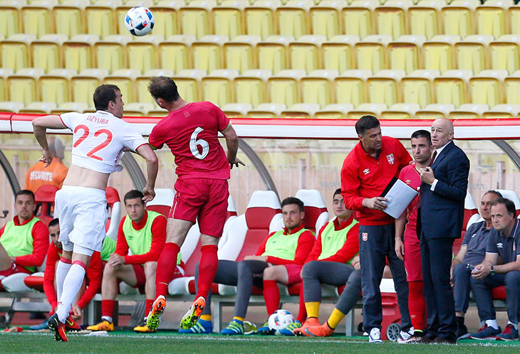 Товарищеский матч 2016 Россия - Сербия 1:1 Славолюб Муслин.