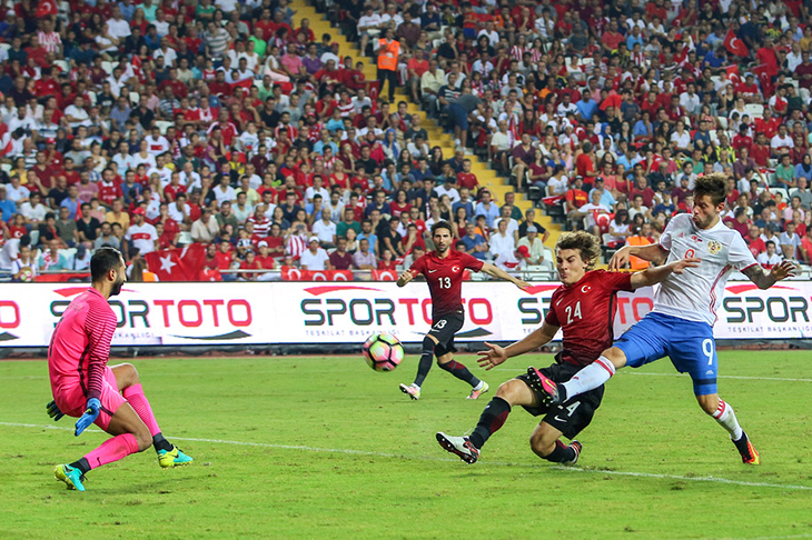 Товарищеский матч Турция - Россия 0:0 Смолов