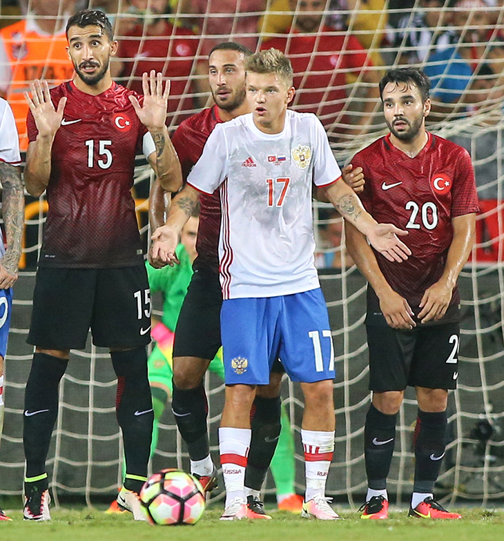 Товарищеский матч Турция - Россия 0:0 Шатов