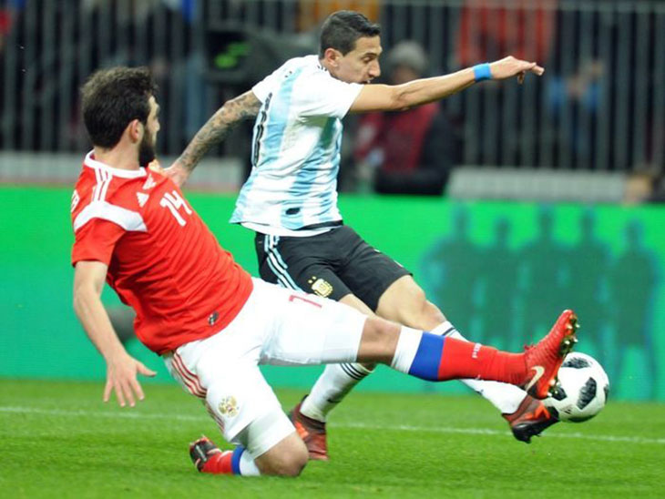 Россия-Аргентина 0-1 Джикия