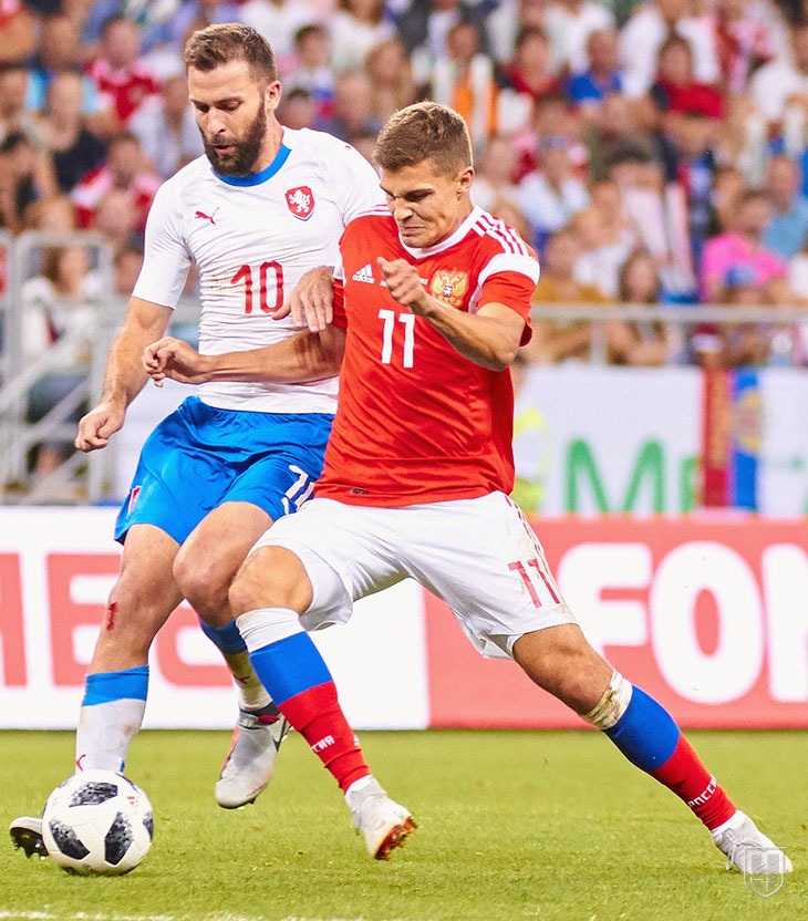 Товарищеский матч Россия – Чехия – 5:1 Зобнин