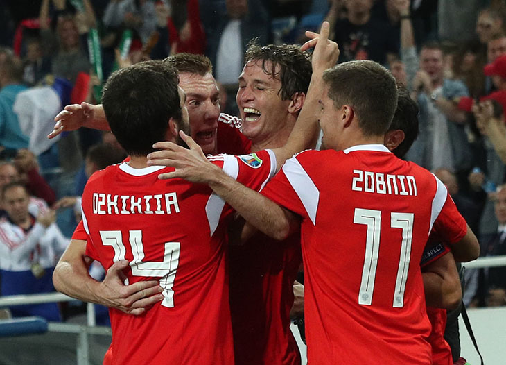 Чемпионат Европы Россия — Казахстан — 1:0
