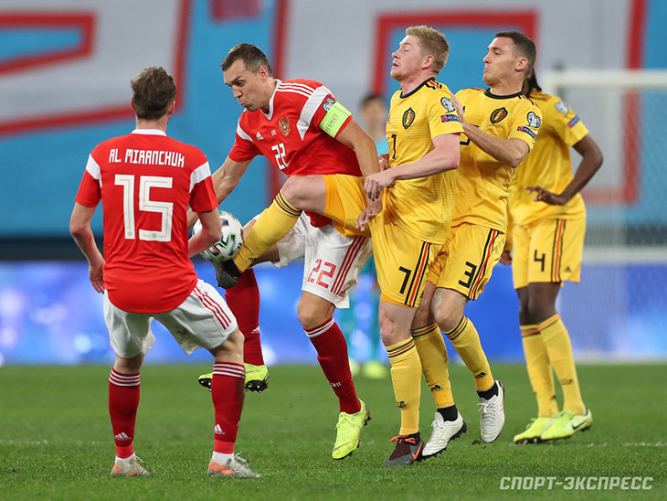 Чемпионат Европы-2020 Россия — Бельгия — 1:4 Артём Дзюба