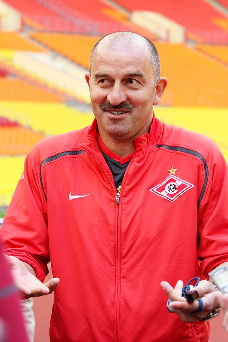 Станислав Черцесов тренер Спартака 2008 год