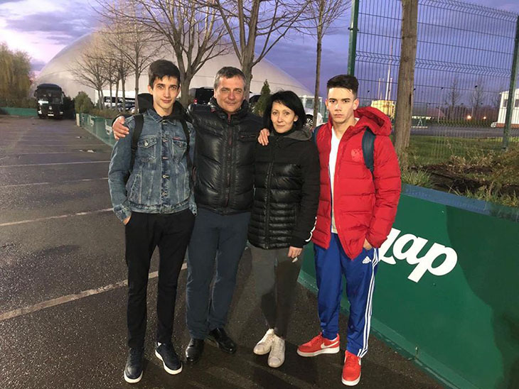 Данил Пруцев и его семья
